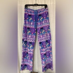 Disney Eeyore soft, purple fleece pajama pants. Sz.M